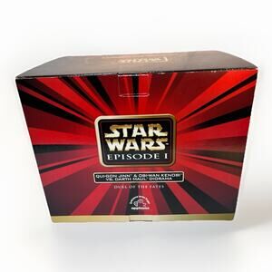 Star Wars Episode 1 Obi-Wan & Qui-Gon vs Darth Maul Duel of the Fates Diorama